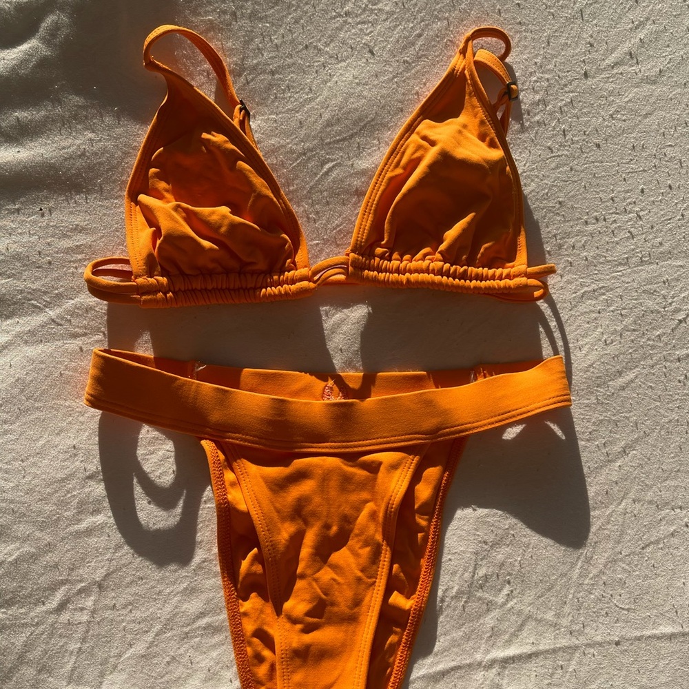 MINIMALE ANIMALE TANGERINE BIKINI IN XS